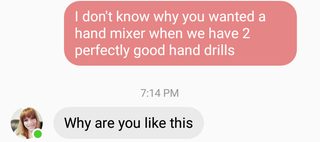 Illustration for article titled Actual text exchange between me and my wife